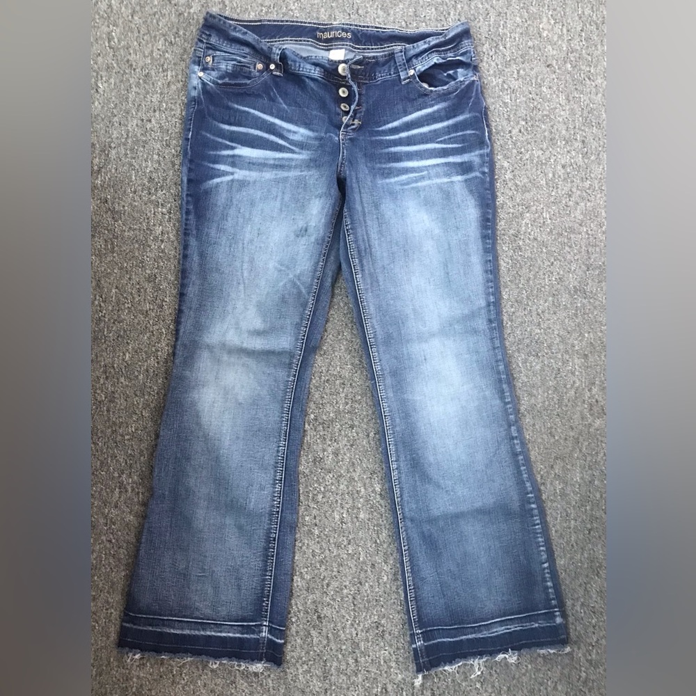 Maurices Regular Length Jeans sz 15/16 Button Fly